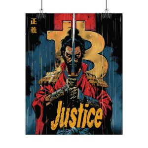 Bushido of Bitcoin Poster: 1. Justice